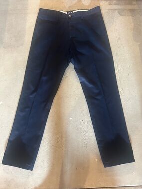 BOGO Lands' End Navy Straight-Leg Chinos 33x31